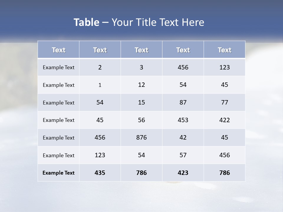 A Dog Is Standing In The Snow On A Sunny Day PowerPoint Template