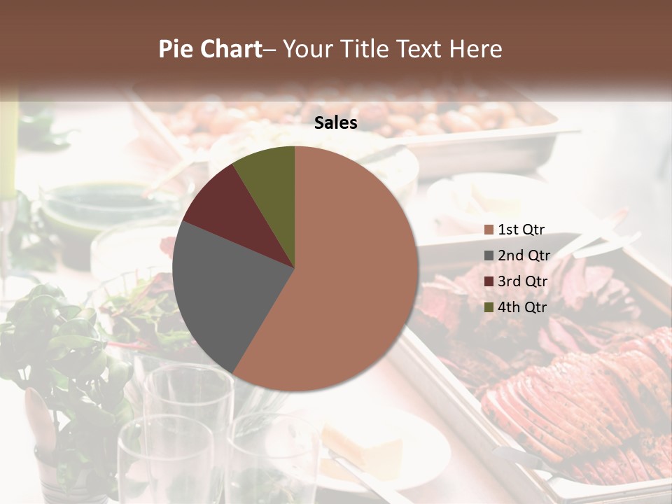 A Table Filled With Lots Of Different Types Of Food PowerPoint Template