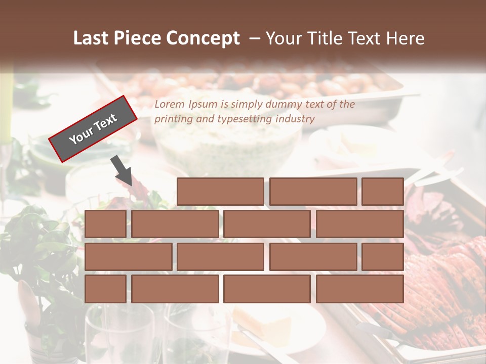 A Table Filled With Lots Of Different Types Of Food PowerPoint Template