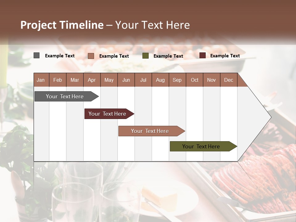A Table Filled With Lots Of Different Types Of Food PowerPoint Template