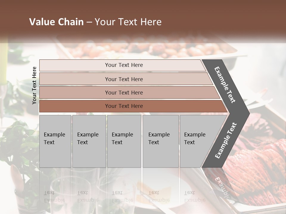 A Table Filled With Lots Of Different Types Of Food PowerPoint Template