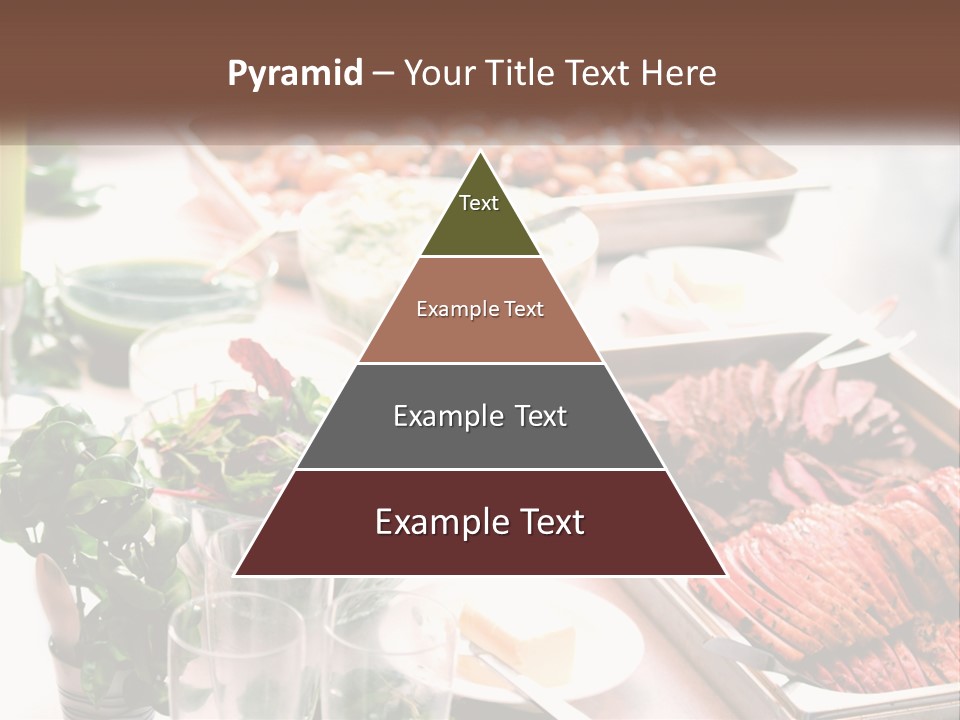 A Table Filled With Lots Of Different Types Of Food PowerPoint Template