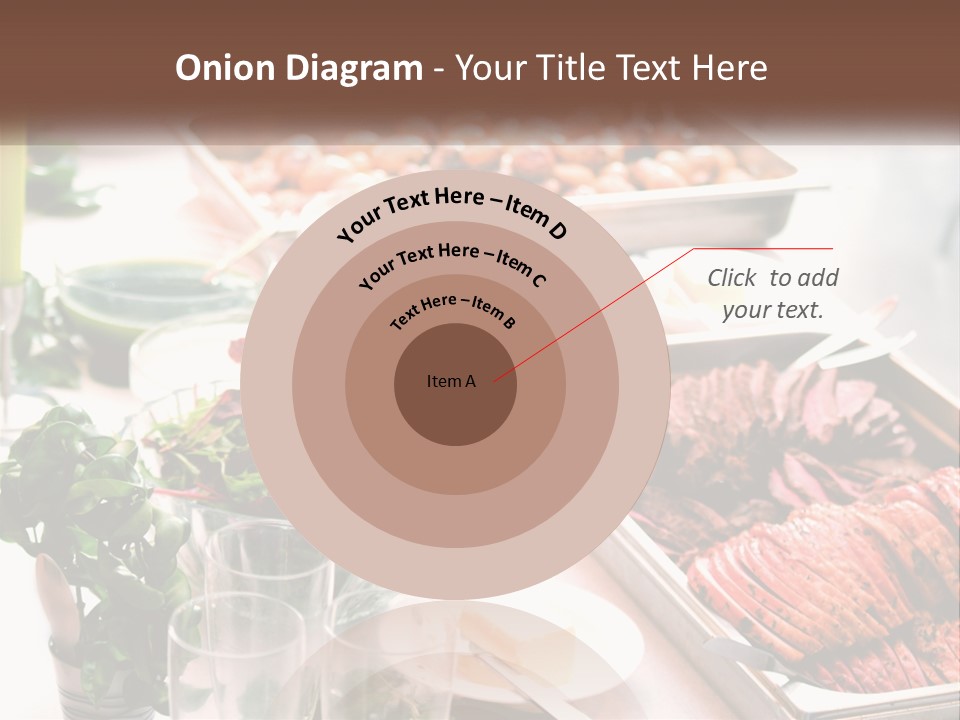 A Table Filled With Lots Of Different Types Of Food PowerPoint Template