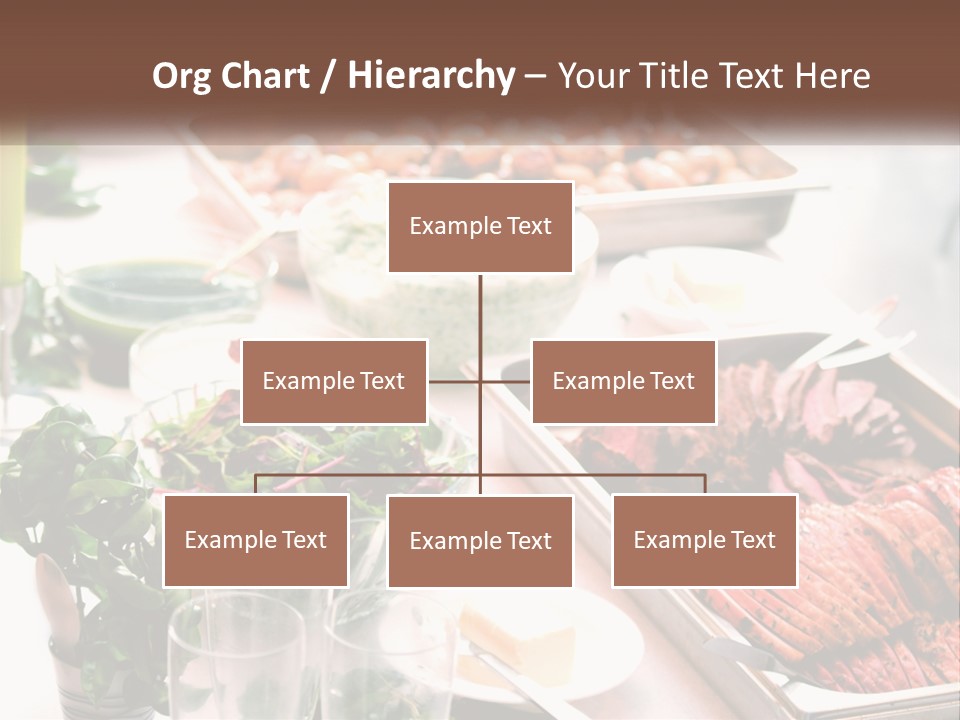 A Table Filled With Lots Of Different Types Of Food PowerPoint Template
