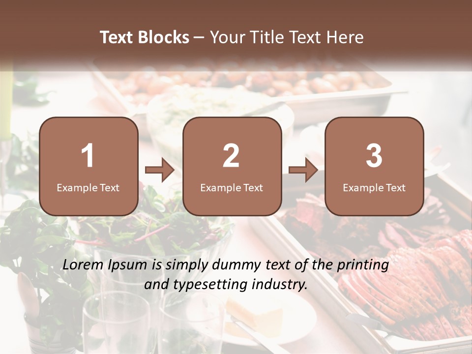 A Table Filled With Lots Of Different Types Of Food PowerPoint Template