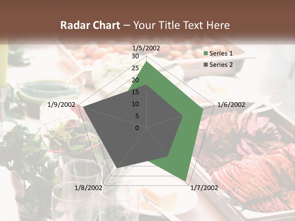 A Table Filled With Lots Of Different Types Of Food PowerPoint Template