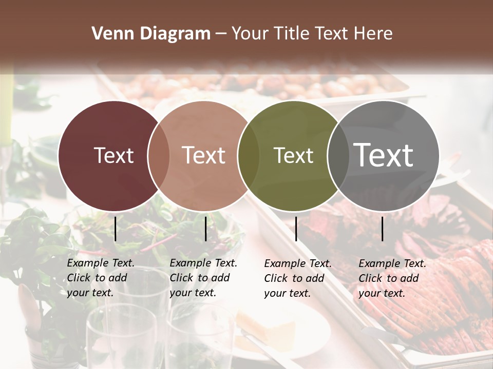 A Table Filled With Lots Of Different Types Of Food PowerPoint Template