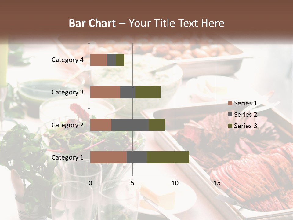 A Table Filled With Lots Of Different Types Of Food PowerPoint Template