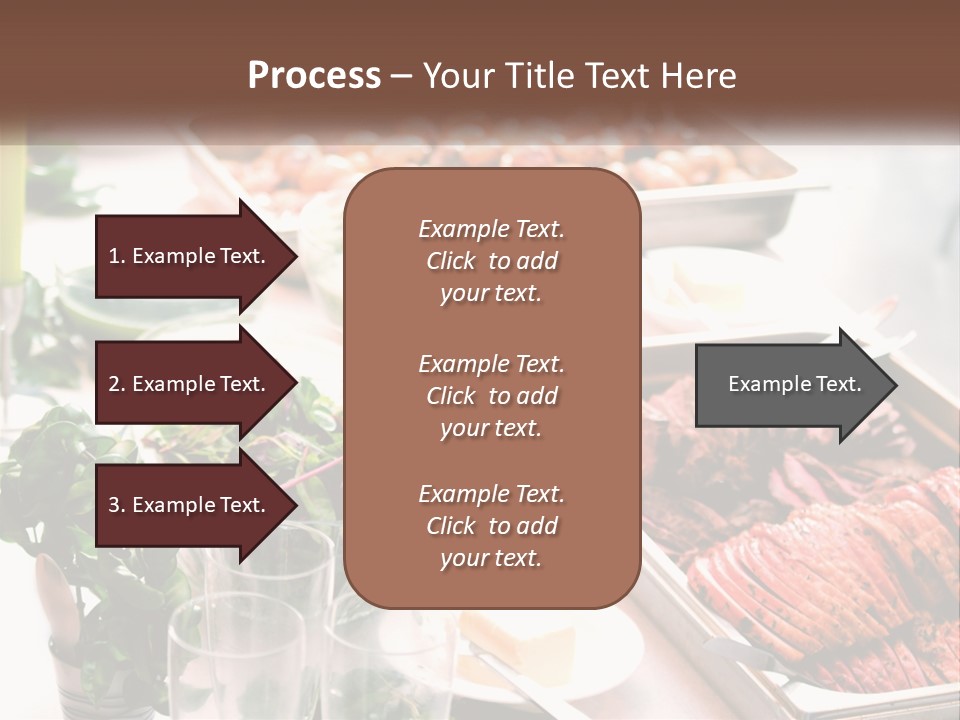 A Table Filled With Lots Of Different Types Of Food PowerPoint Template
