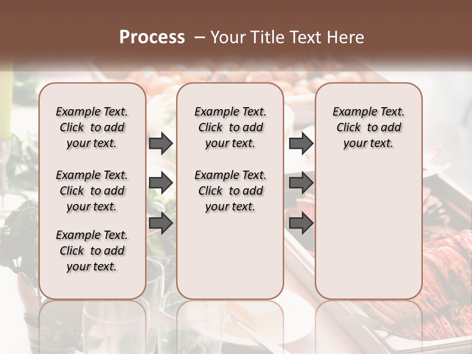 A Table Filled With Lots Of Different Types Of Food PowerPoint Template