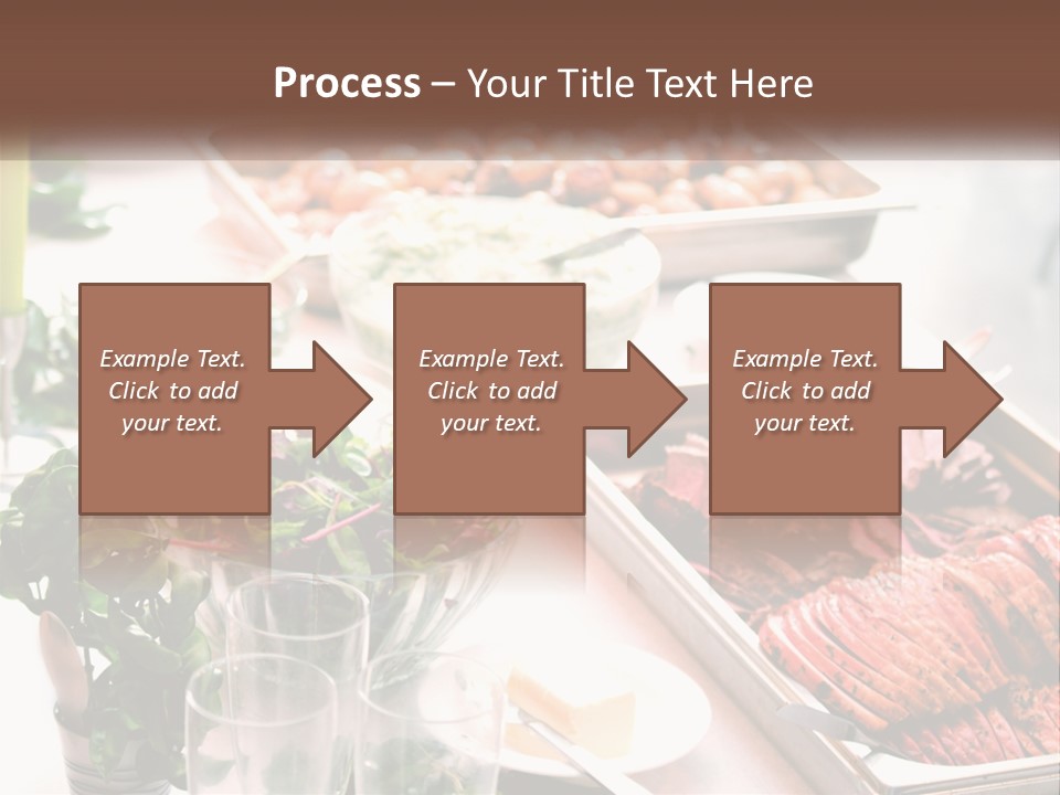 A Table Filled With Lots Of Different Types Of Food PowerPoint Template