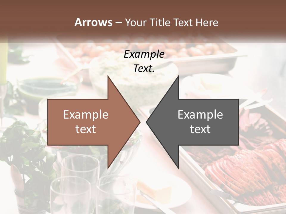A Table Filled With Lots Of Different Types Of Food PowerPoint Template