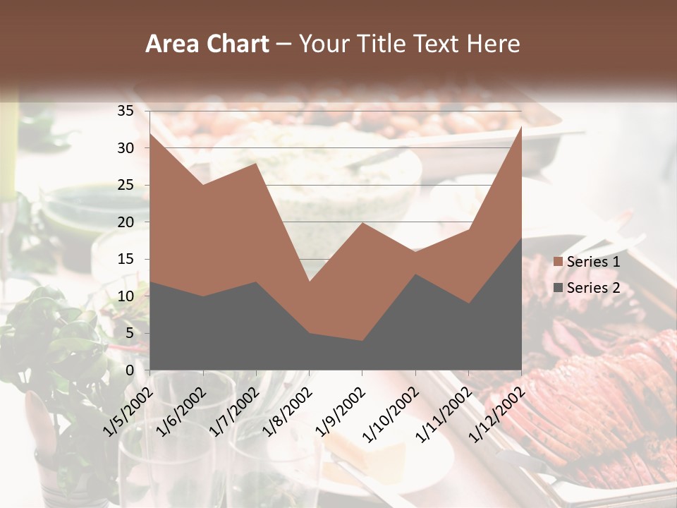 A Table Filled With Lots Of Different Types Of Food PowerPoint Template