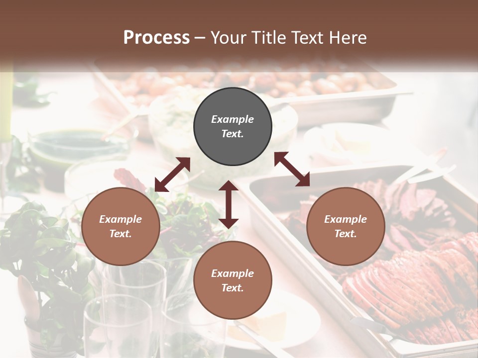 A Table Filled With Lots Of Different Types Of Food PowerPoint Template