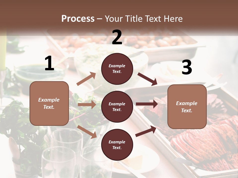 A Table Filled With Lots Of Different Types Of Food PowerPoint Template