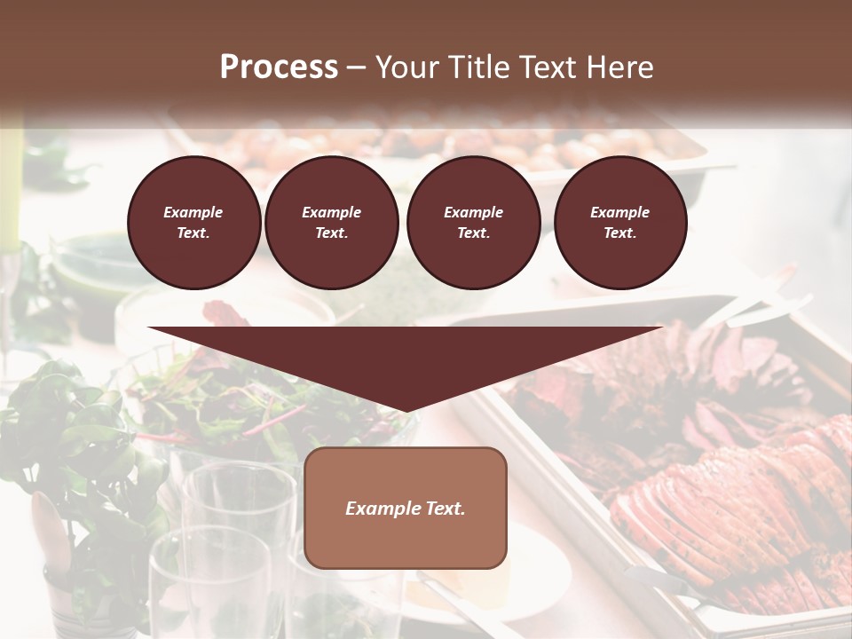 A Table Filled With Lots Of Different Types Of Food PowerPoint Template