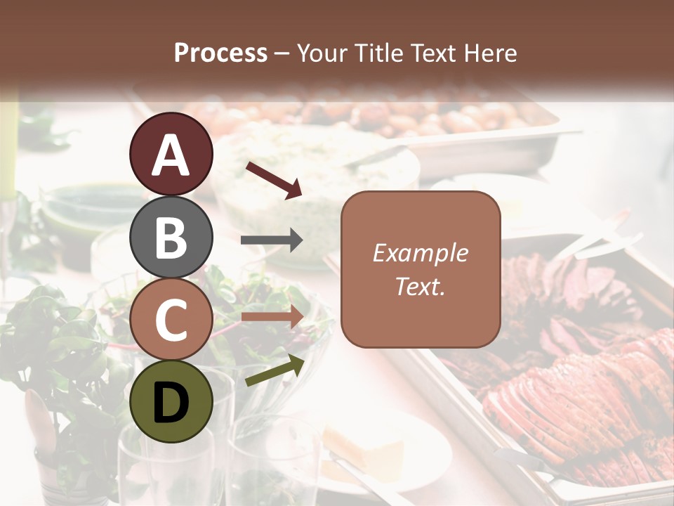 A Table Filled With Lots Of Different Types Of Food PowerPoint Template