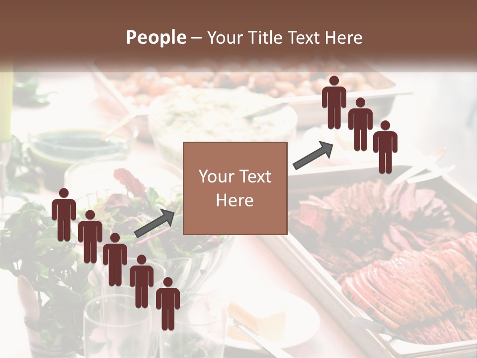 A Table Filled With Lots Of Different Types Of Food PowerPoint Template