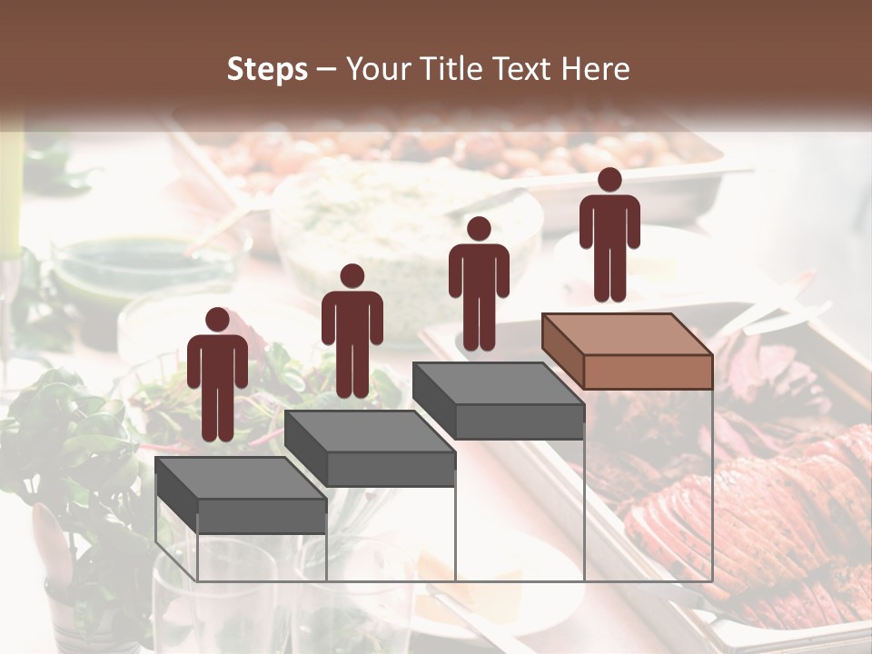 A Table Filled With Lots Of Different Types Of Food PowerPoint Template