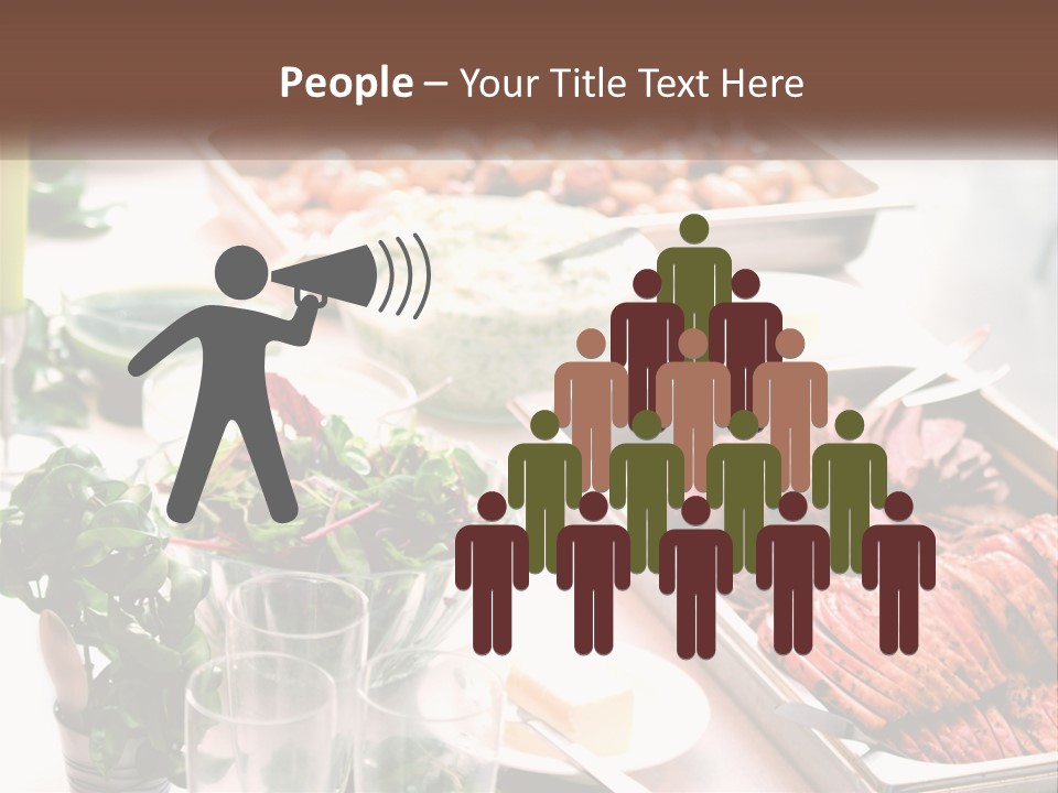 A Table Filled With Lots Of Different Types Of Food PowerPoint Template