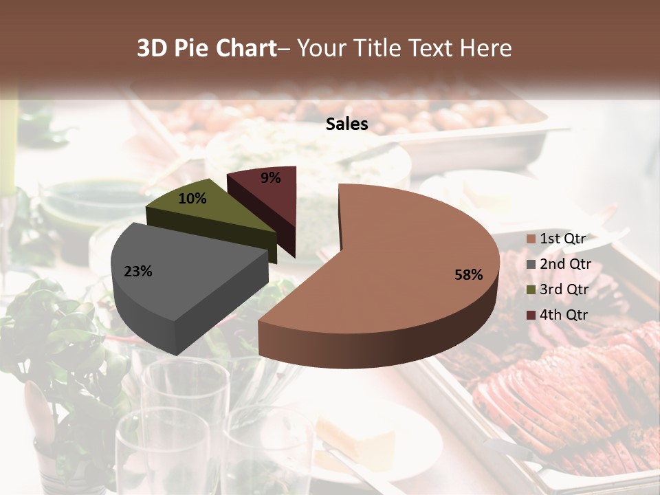 A Table Filled With Lots Of Different Types Of Food PowerPoint Template