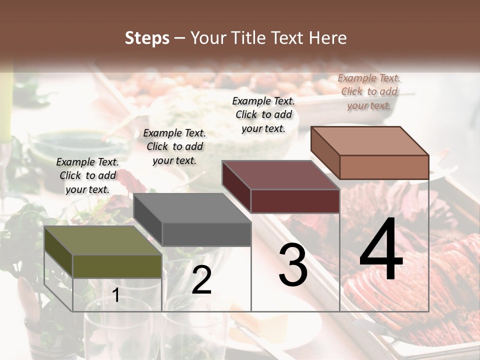 A Table Filled With Lots Of Different Types Of Food PowerPoint Template