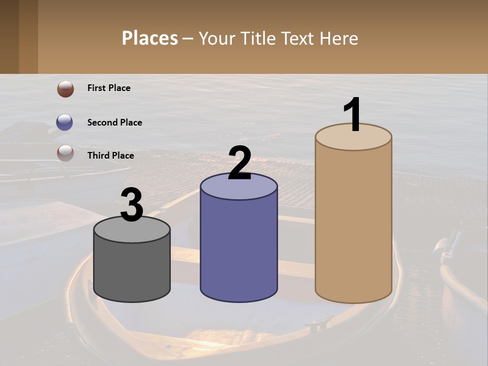 A Number Of Small Boats Near A Body Of Water PowerPoint Template