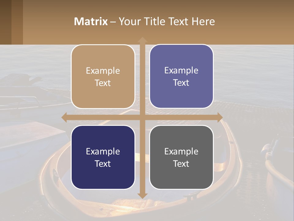 A Number Of Small Boats Near A Body Of Water PowerPoint Template