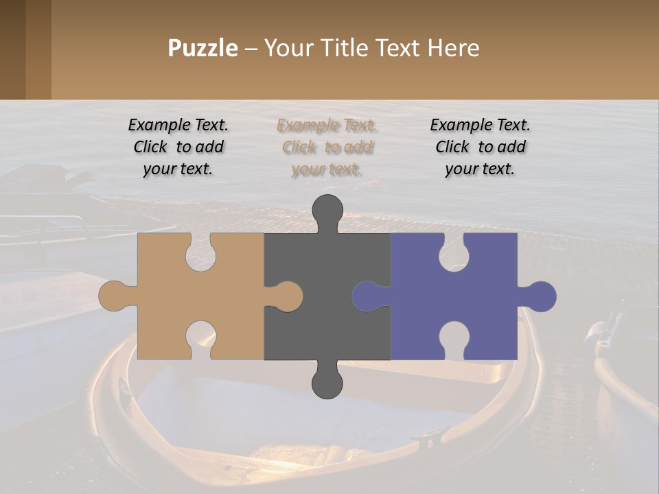 A Number Of Small Boats Near A Body Of Water PowerPoint Template