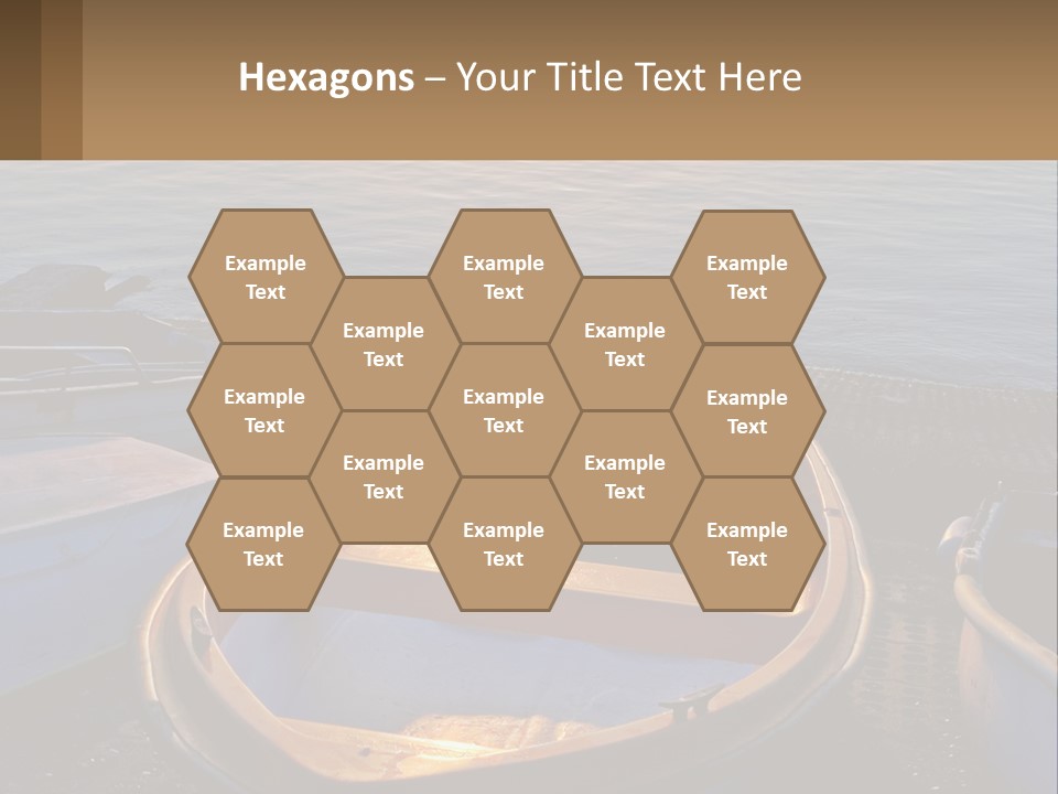 A Number Of Small Boats Near A Body Of Water PowerPoint Template