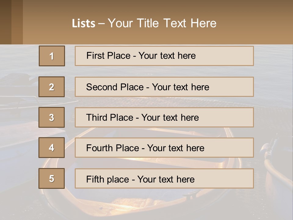 A Number Of Small Boats Near A Body Of Water PowerPoint Template