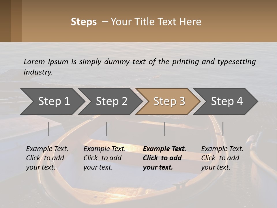 A Number Of Small Boats Near A Body Of Water PowerPoint Template