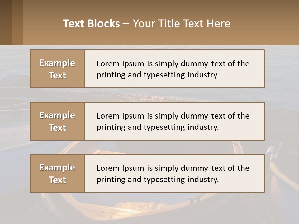 A Number Of Small Boats Near A Body Of Water PowerPoint Template