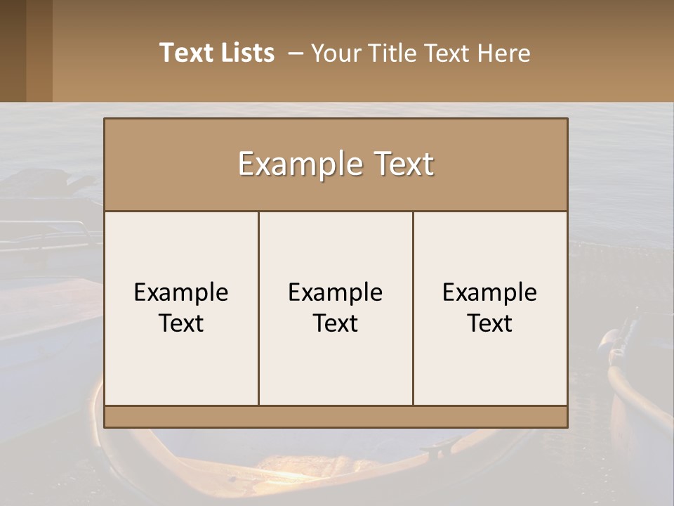 A Number Of Small Boats Near A Body Of Water PowerPoint Template