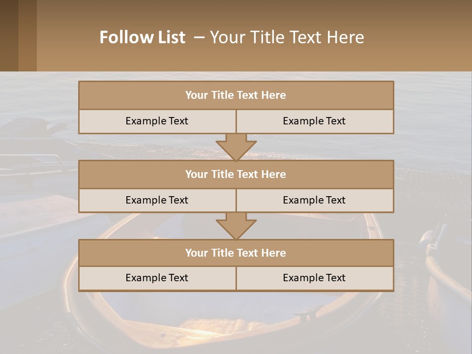 A Number Of Small Boats Near A Body Of Water PowerPoint Template