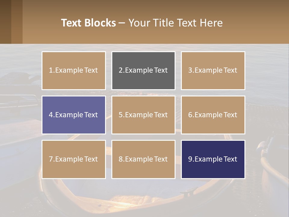 A Number Of Small Boats Near A Body Of Water PowerPoint Template