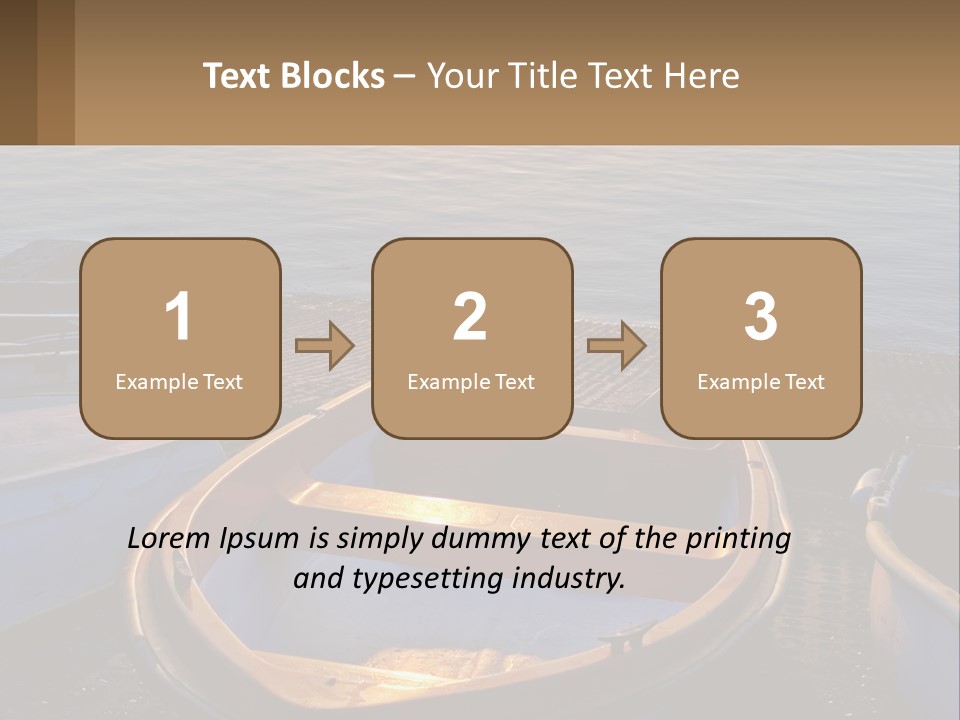 A Number Of Small Boats Near A Body Of Water PowerPoint Template