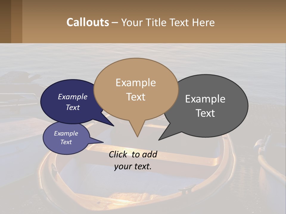 A Number Of Small Boats Near A Body Of Water PowerPoint Template