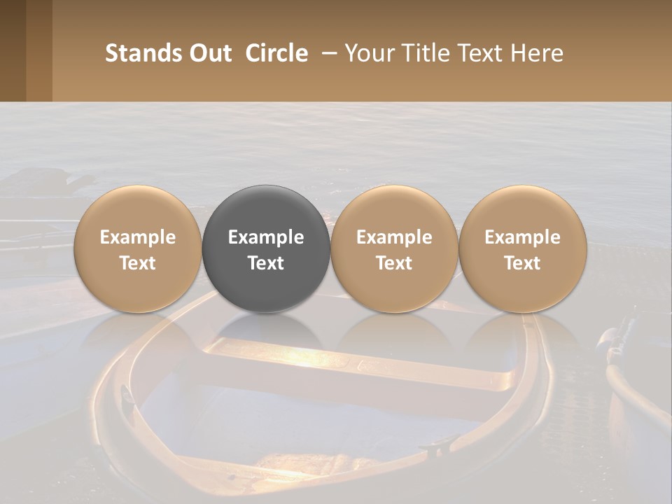 A Number Of Small Boats Near A Body Of Water PowerPoint Template