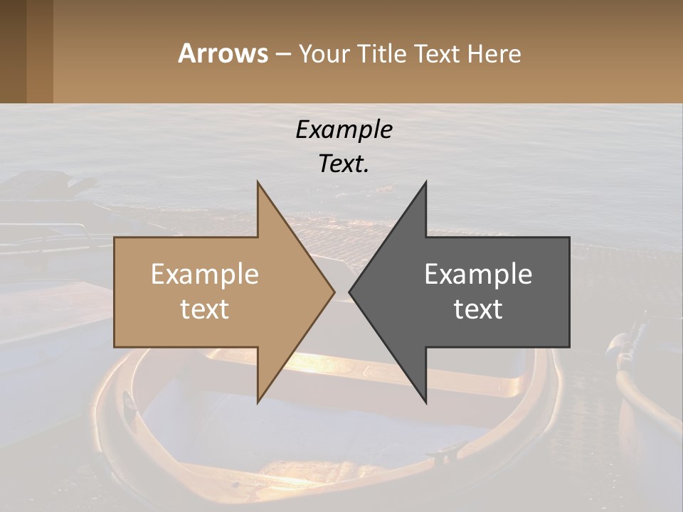 A Number Of Small Boats Near A Body Of Water PowerPoint Template