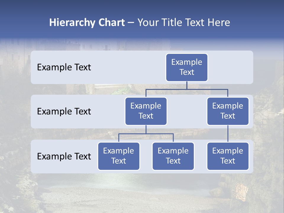 A Large Body Of Water Next To A Rocky Cliff PowerPoint Template