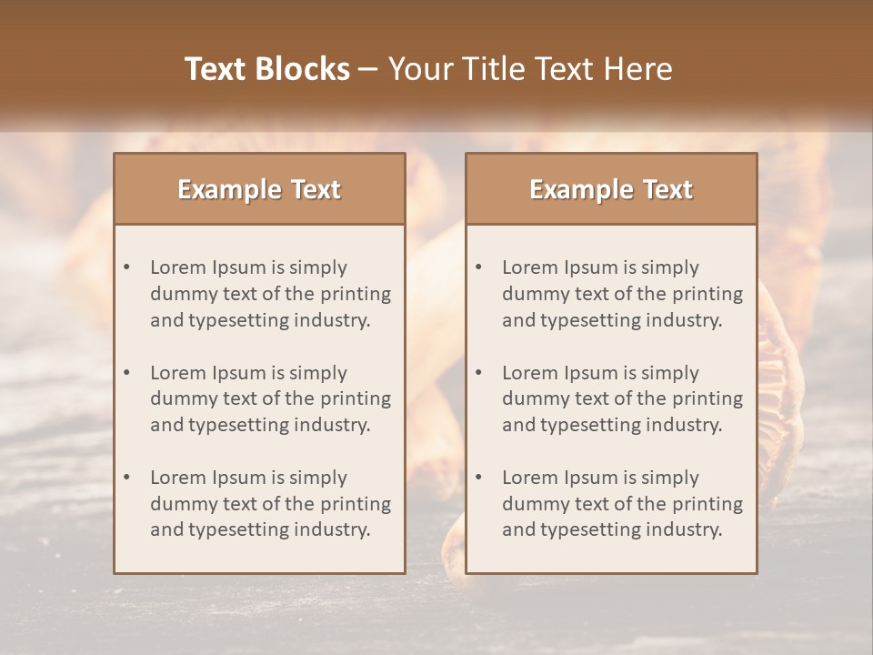 A Group Of Mushrooms Sitting On Top Of A Wooden Table PowerPoint Template