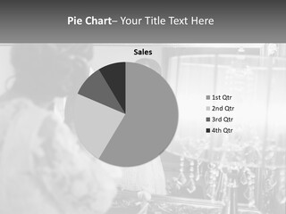 A Woman Is Looking At Her Reflection In A Mirror PowerPoint Template