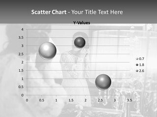 A Woman Is Looking At Her Reflection In A Mirror PowerPoint Template