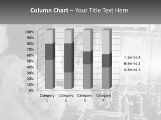 A Woman Is Looking At Her Reflection In A Mirror PowerPoint Template