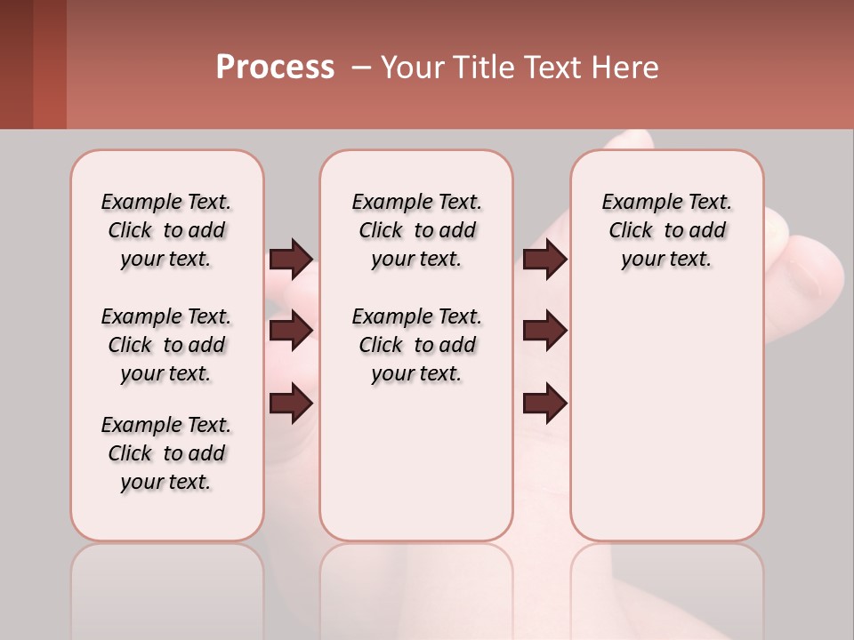 A Baby's Foot With A Black Background PowerPoint Template