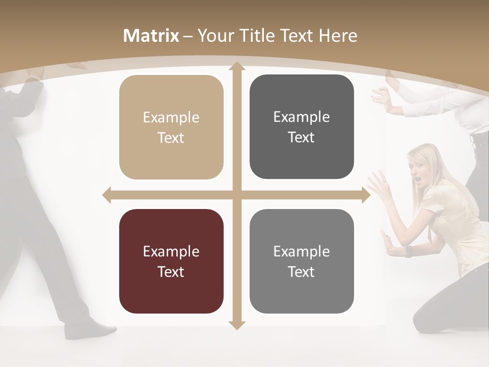 A Group Of People Standing Next To Each Other PowerPoint Template
