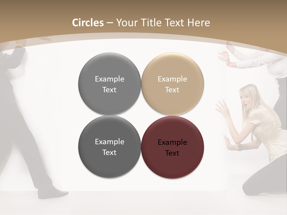 A Group Of People Standing Next To Each Other PowerPoint Template