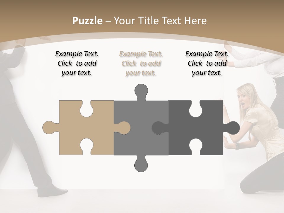 A Group Of People Standing Next To Each Other PowerPoint Template