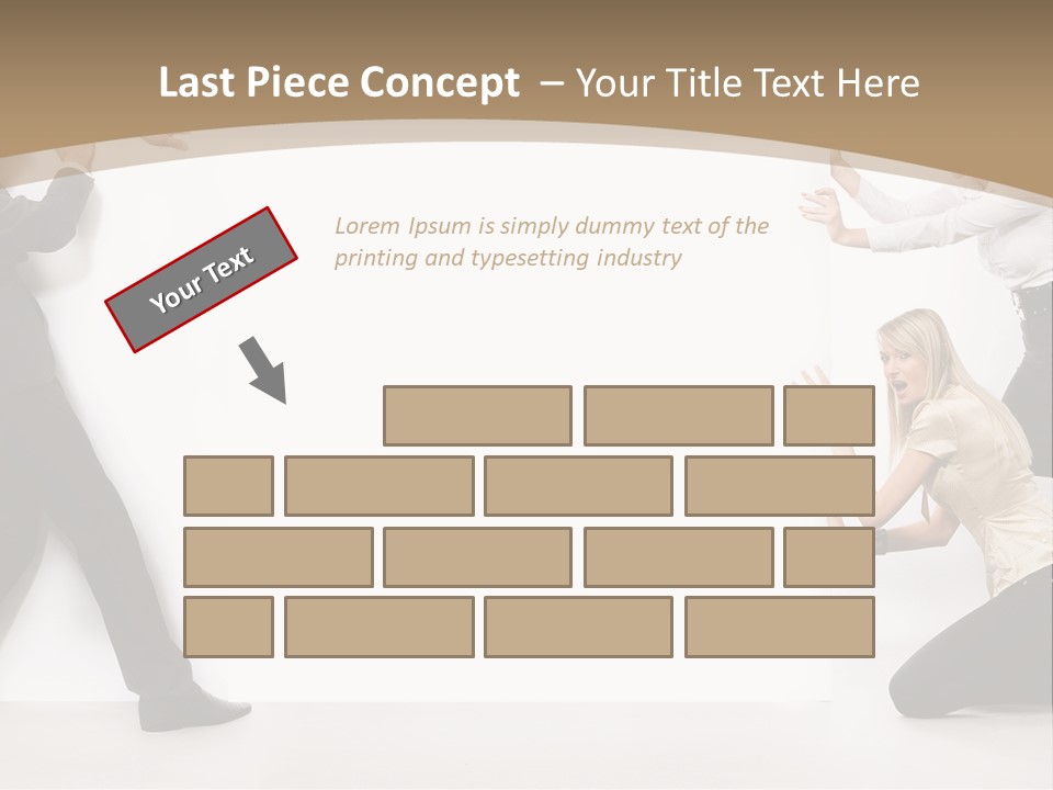 A Group Of People Standing Next To Each Other PowerPoint Template